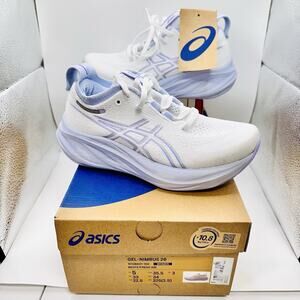 ASICS Gel-Nimbus 26 ‘White/Fresh Air’ Running Shoe Women Size 5 US / 35.5 UK